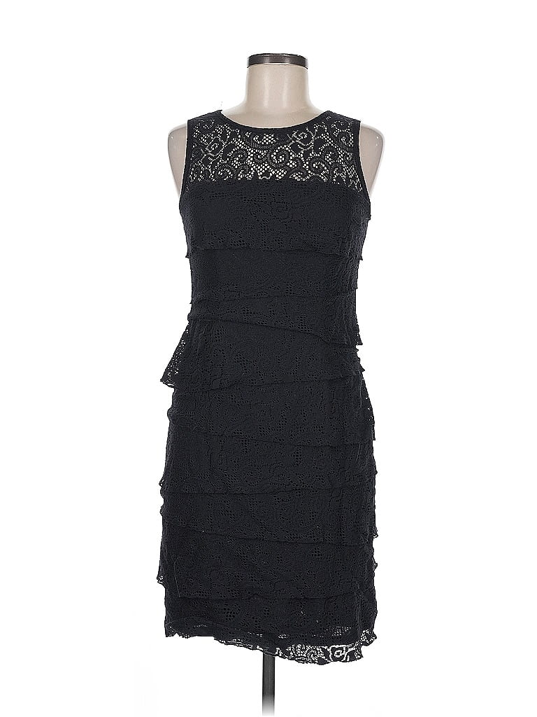 Pre-owned Laundry By Shelli Segal Cocktail Dress In Black