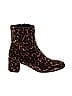 Margaux Animal Print Brown Ankle Boots Size 7 - photo 1