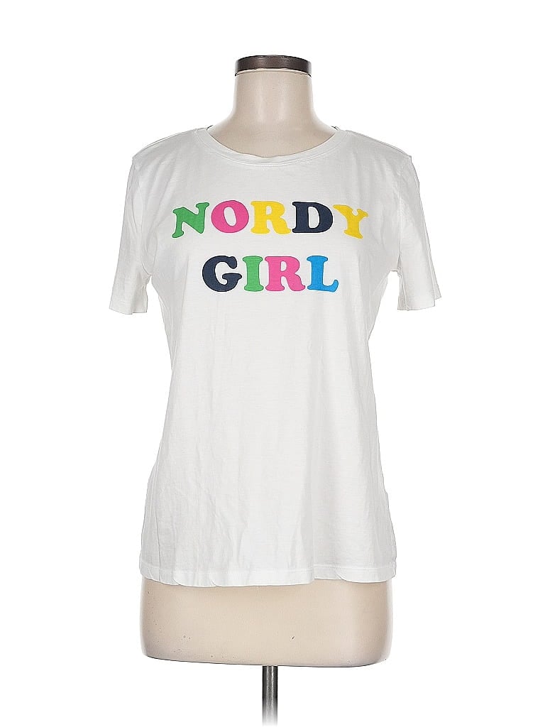 1901 Pre-owned Short Sleeve T-shirt In White