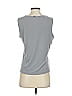 Laura Ashley Metallic Silver Sleeveless Top Size P (petite) - photo 2