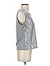 Laura Ashley Metallic Silver Sleeveless Top Size P (petite) - photo 4