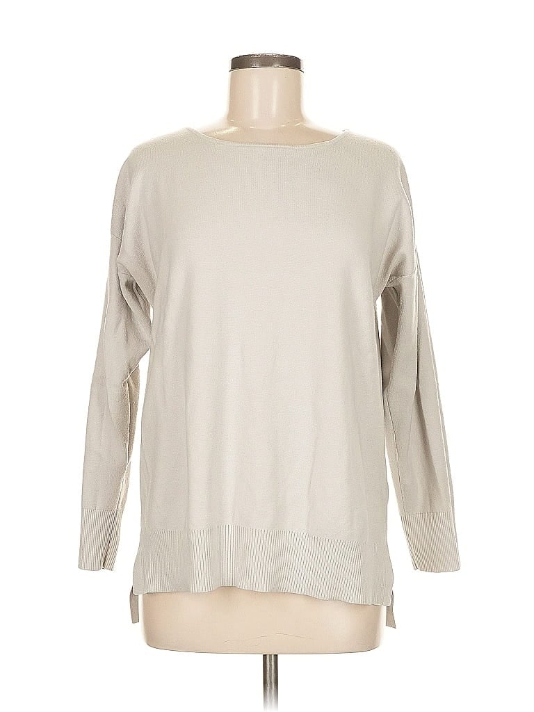 Pre-owned Banana Republic Pullover Sweater In White