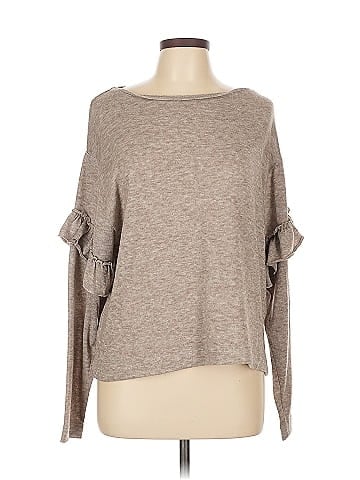 Zara W&B Collection Long Sleeve Top (view 1)