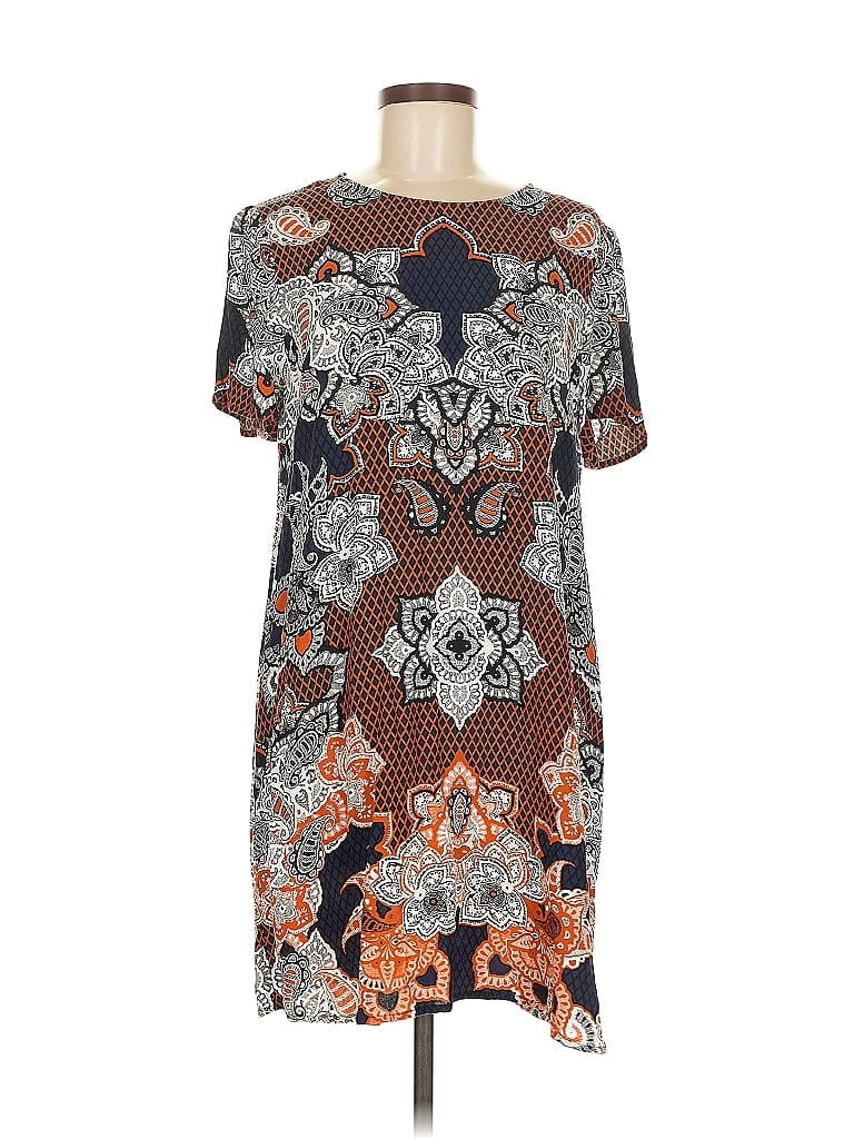 Pre-owned Express Outlet Casual Dress In Brown