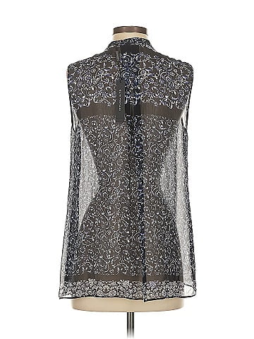 Elie Tahari Sleeveless Silk Top (view 2)