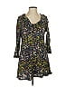 Assorted Brands Print Gray Casual Dress Size 2 - photo 1