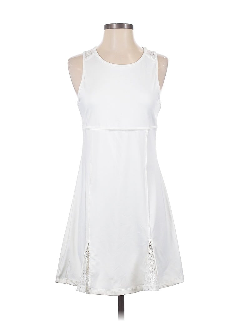 Tuckernuck Solid White Ivory Casual Dress Size S - photo 1