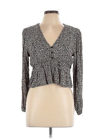 Pull&Bear Long Sleeve Blouse (view 1)