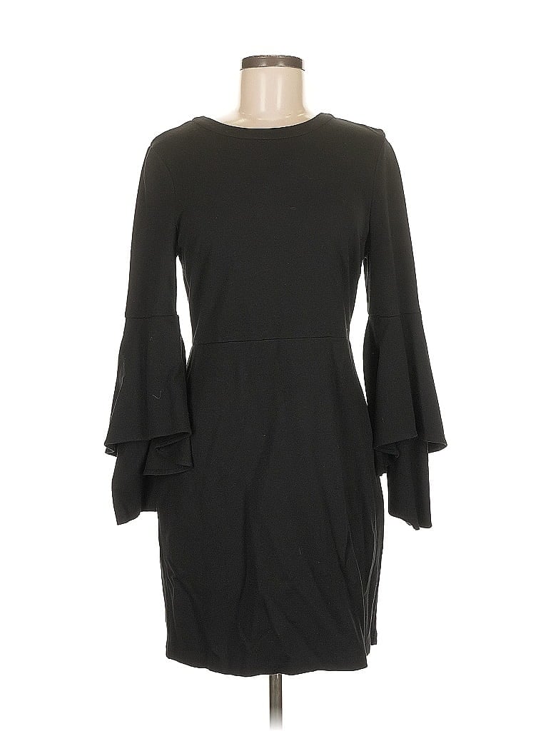Pre-owned H By Halston Cocktail Dress In Black