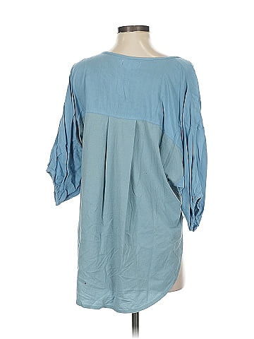Porridge 3/4 Sleeve Blouse (view 2)