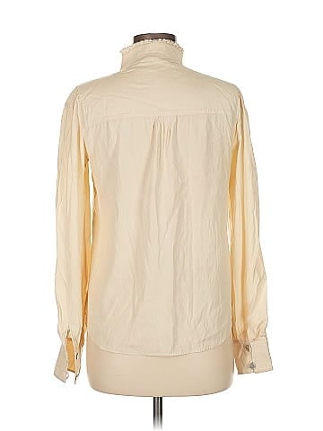 Diane von Furstenberg Long Sleeve Silk Top (view 2)
