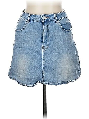 1.State Denim Skirt (view 1)