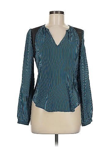 Rebecca Minkoff Long Sleeve Silk Top (view 1)