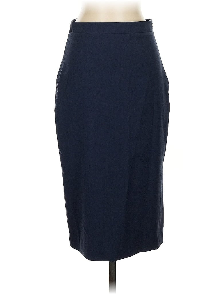 Click to view more detailed imagery on our partner's website Pre-owned Banana Republic Wool Skirt In Blue