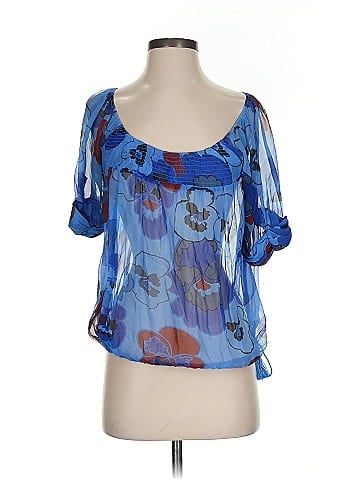 Fei Short Sleeve Silk Top (view 1)