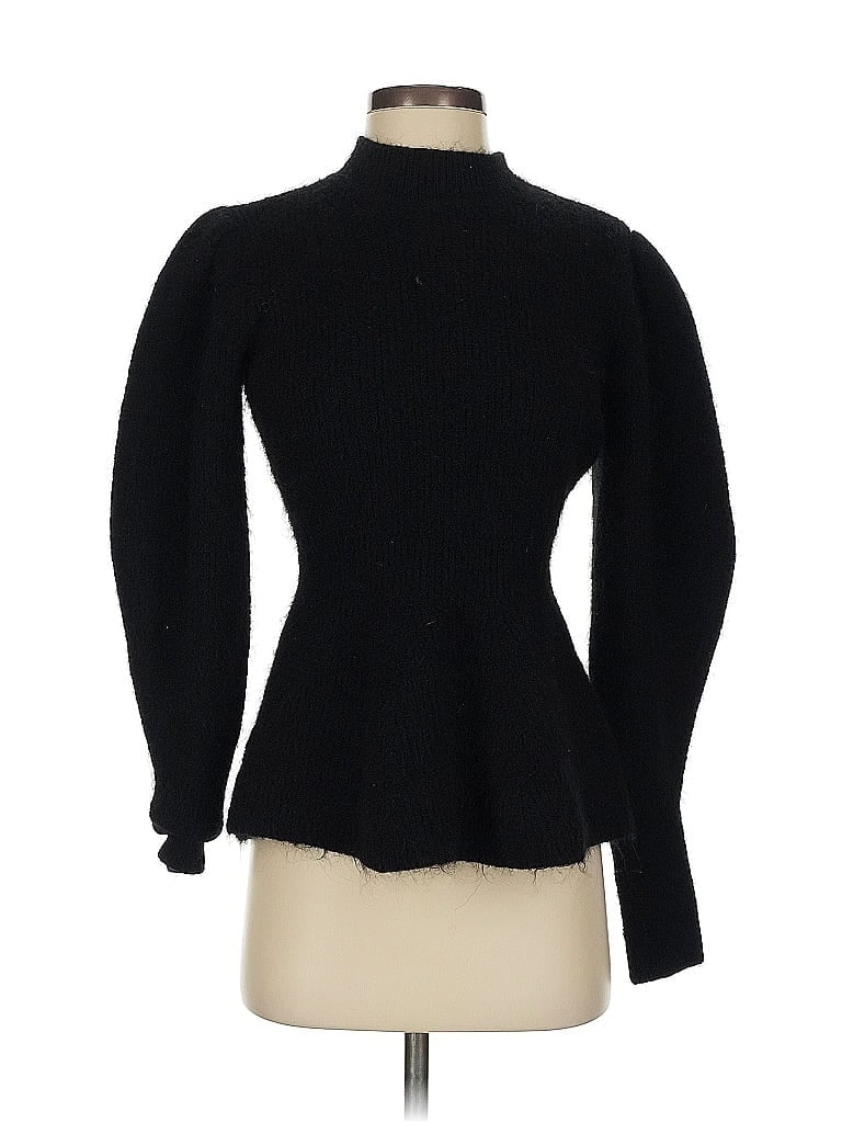 Pre-owned H&m Turtleneck Sweater In Black