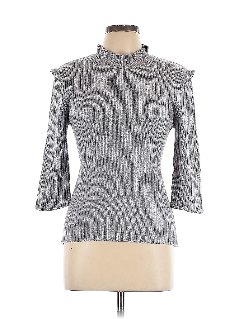 Pre-owned Derek Lam 10 Crosby Turtleneck Sweater In Gray