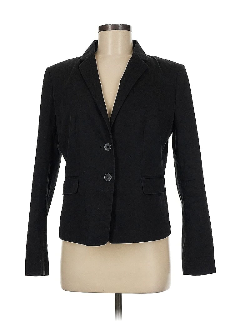 Pre-owned Ann Taylor Blazer Jacket In Black