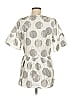 Eva Franco Silver Short Sleeve Blouse Size 6 - photo 3
