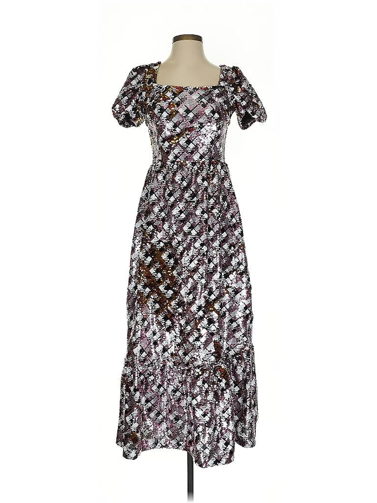 Made With Tender Loving Care By Hvn Cocktail Dress In Gray