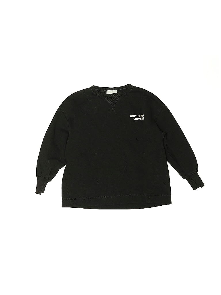 Click to view more detailed imagery on our partner's website Pre-owned Zara Kids' Pullover Sweater In Black