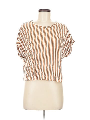 Zara W&B Collection Short Sleeve Top (view 1)
