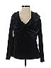 Me&Thee Gray Teal Long Sleeve Blouse Size 4 - photo 1