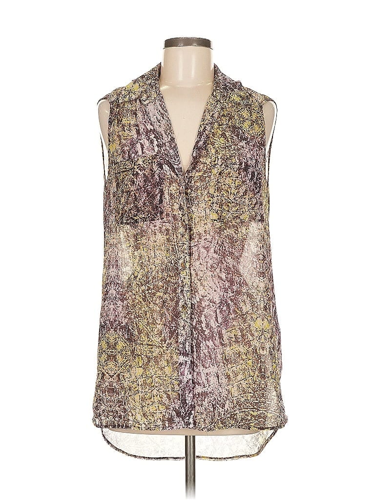Pre-owned Jennifer Lopez Sleeveless Blouse In Purple