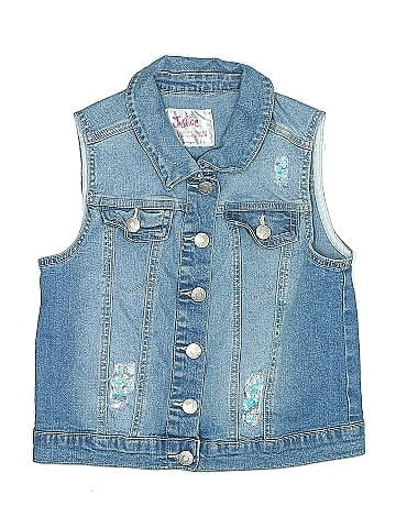 Justice Denim Vest (view 1)