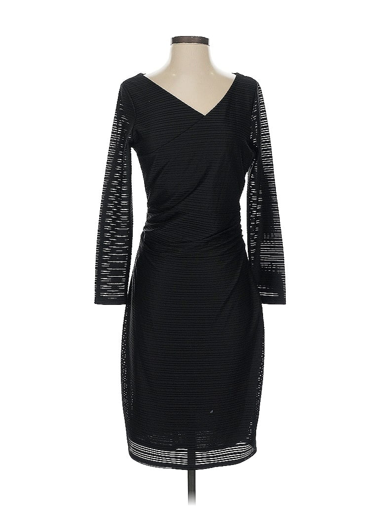 Pre-owned Reiss Casual Dress In Black