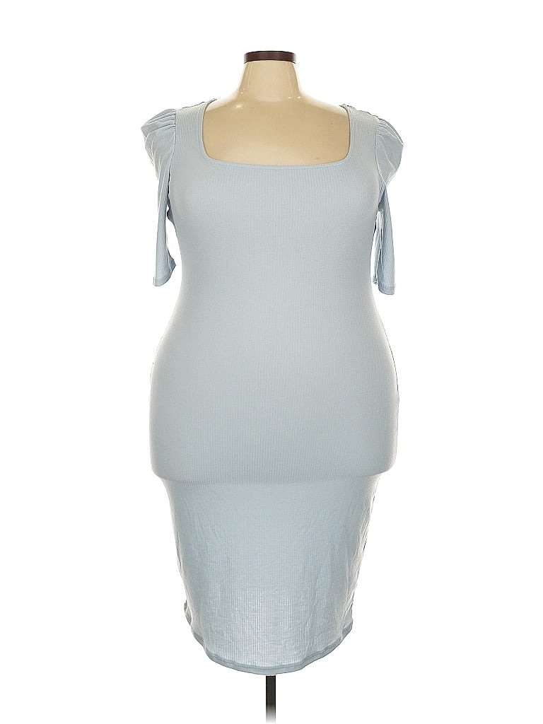 Pre-owned Full Circle Trends Cocktail Dress In Blue