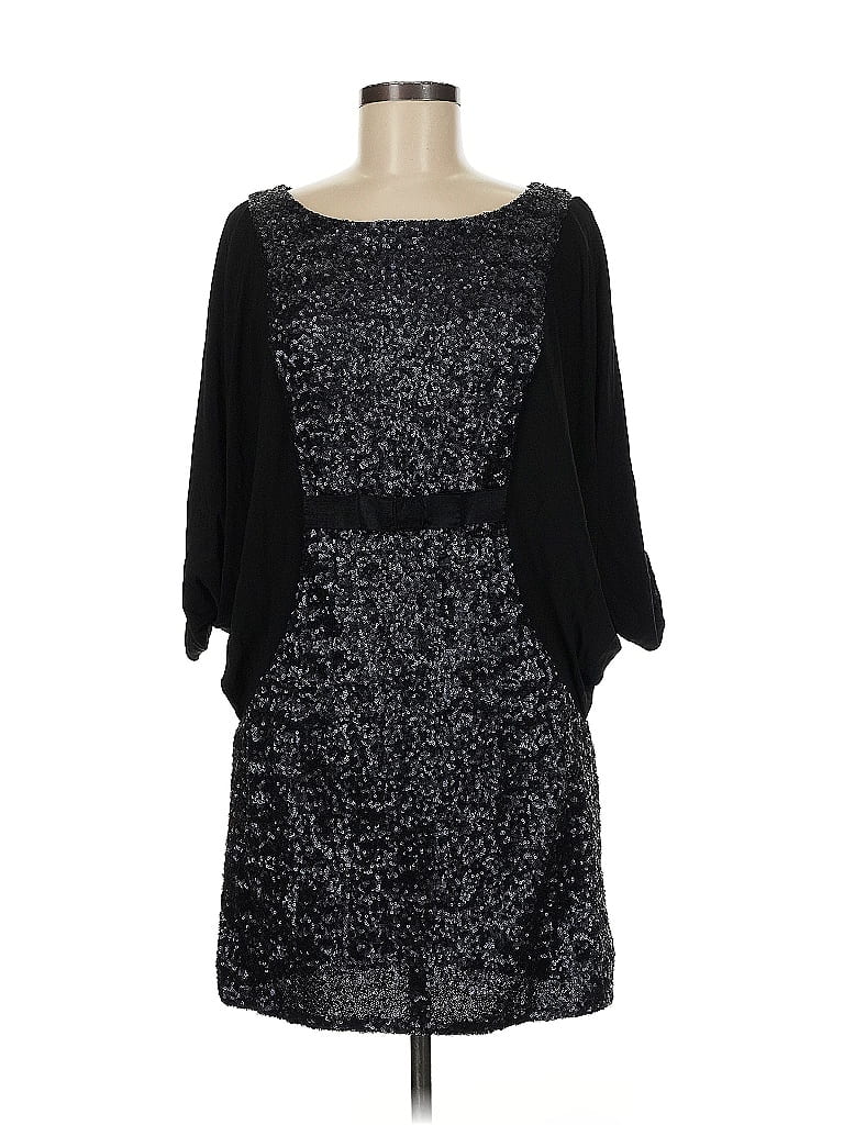 Pre-owned Erin Erin Fetherston Cocktail Dress In Black