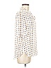 Ann Taylor Factory 100% Polyester Ivory Short Sleeve Blouse Size M - photo 4