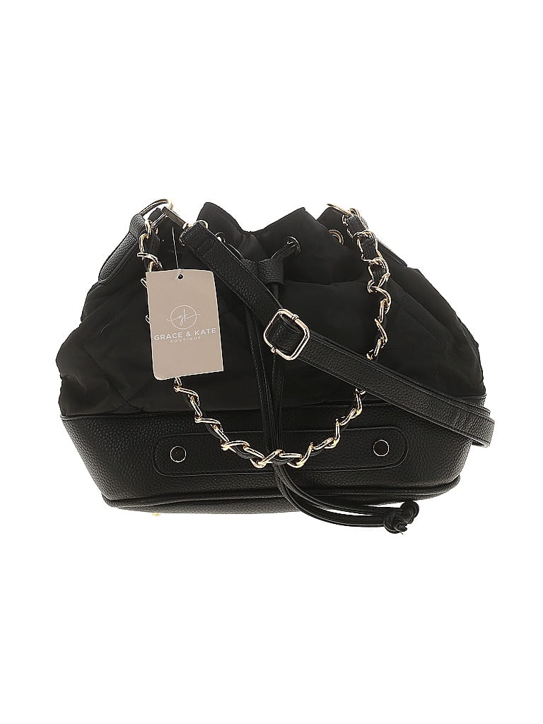 Grace & Kate Black Bucket Bag One size - 68% off | ThredUp
