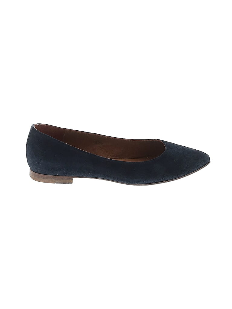 Margaux 100% Leather Blue Flats Size EU 35 1/2 - photo 1