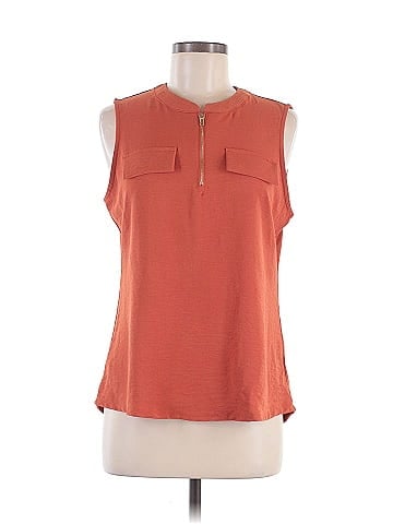 Indigo Rose Sleeveless Blouse (view 1)