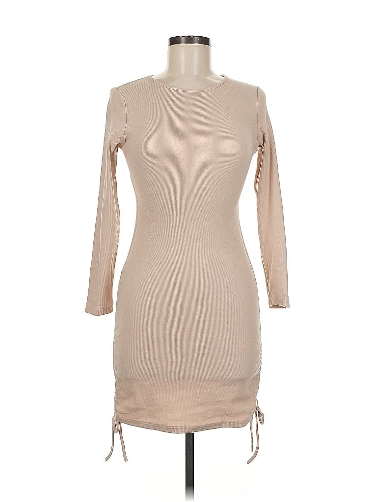 Pre-owned Reoria Casual Dress In Brown