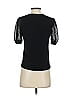 CeCe Black Short Sleeve Top Size XS - photo 2