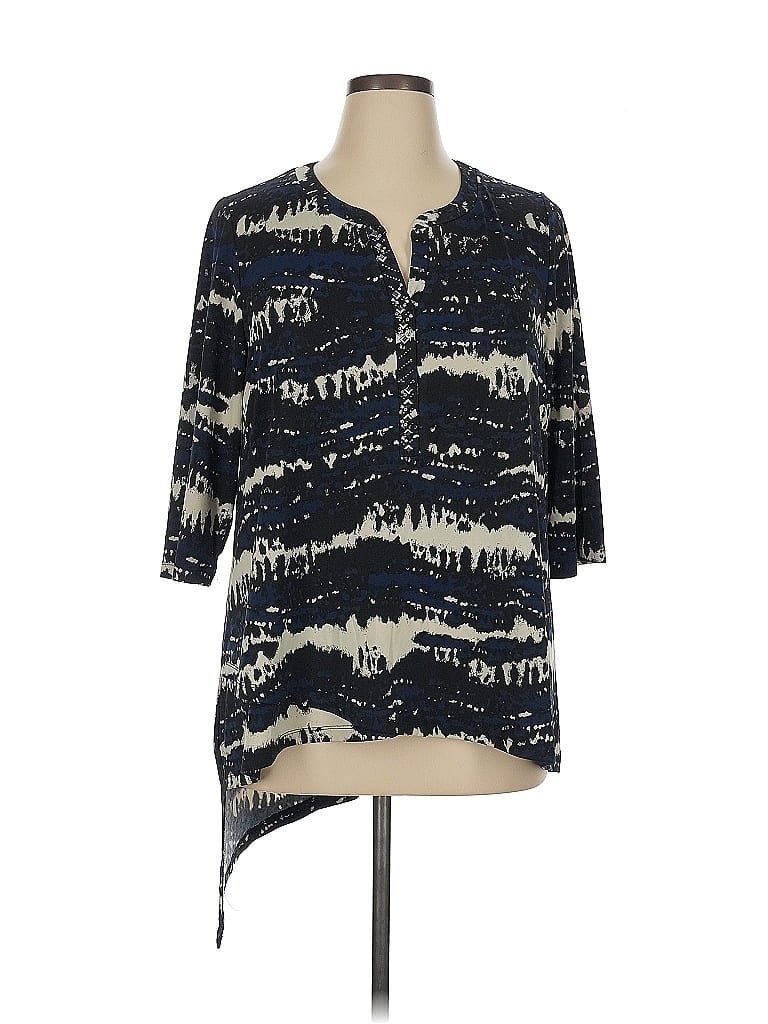 CATHERINES Pre-owned 3/4 Sleeve Blouse In Blue