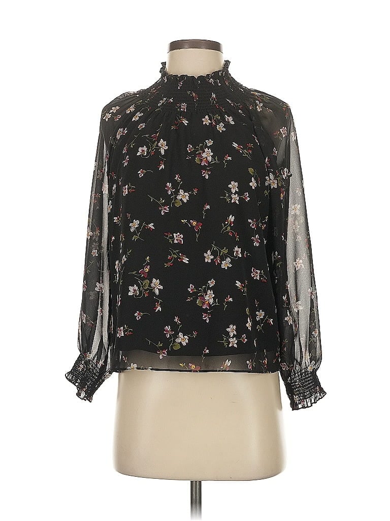 Click to view more detailed imagery on our partner's website Pre-owned Madewell 3/4 Sleeve Blouse In Black