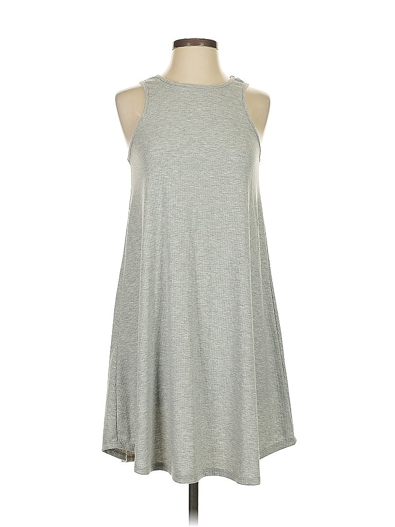 Pre-owned Pink Lily Casual Dress In Gray