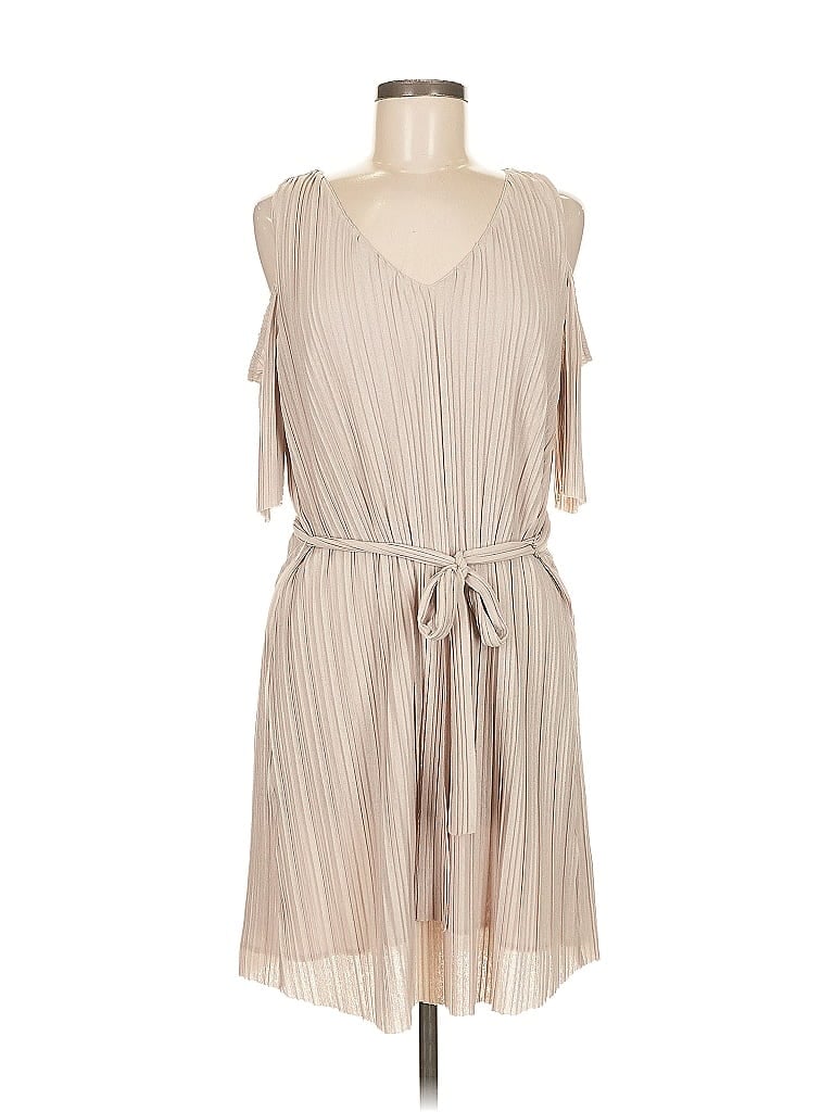 Pre-owned Joa Casual Dress In Brown