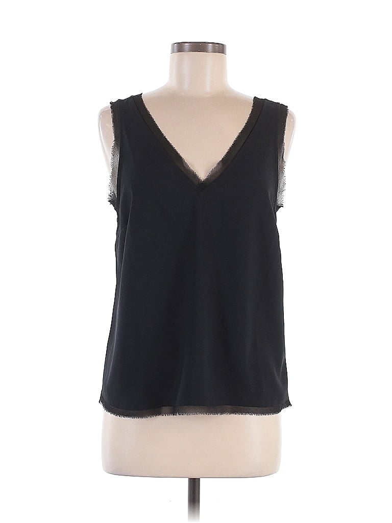 Click to view more detailed imagery on our partner's website Pre-owned Chelsea28 Sleeveless Blouse In Black