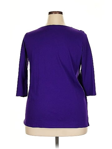 Roaman's 3/4 Sleeve T-Shirt (view 2)