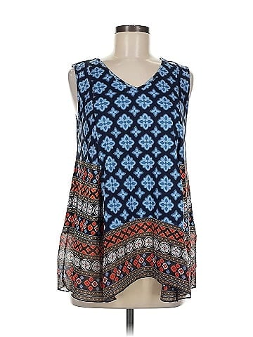 Roz & Ali Sleeveless Blouse (view 1)