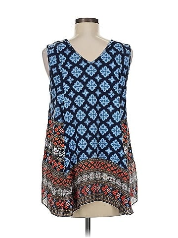 Roz & Ali Sleeveless Blouse (view 2)