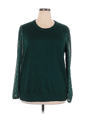 Indigo Rose Pullover Sweater (view 1)