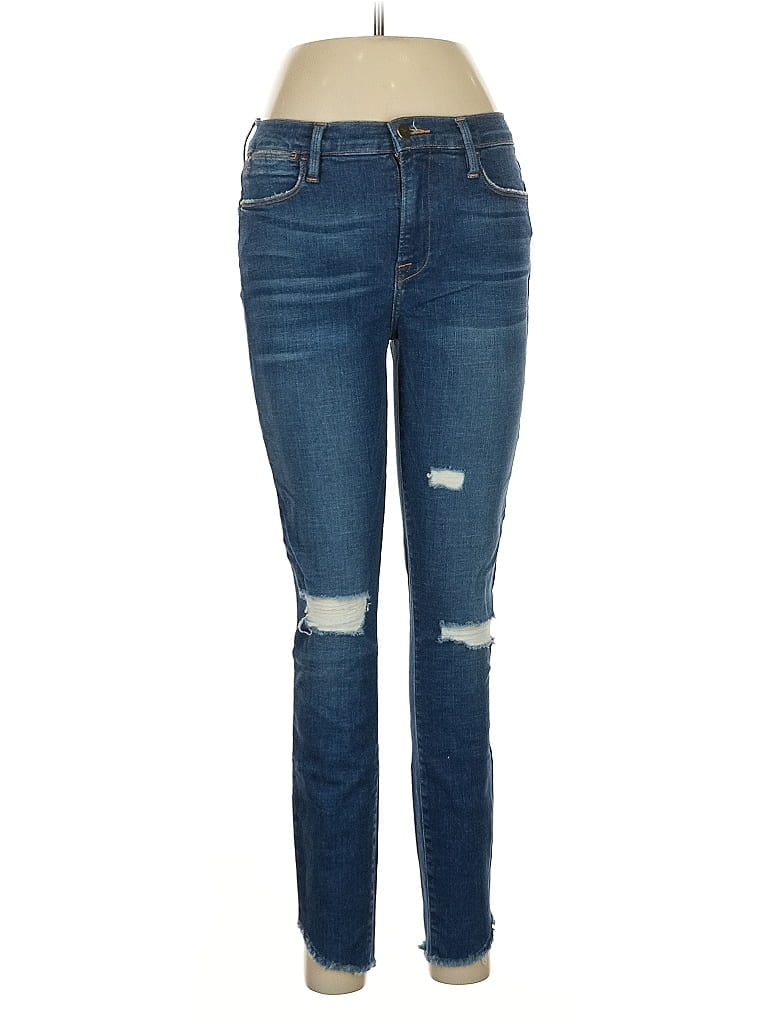 Pre-owned Frame Jeans In Blue