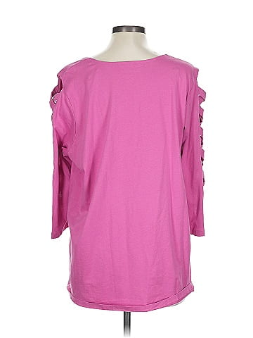 Roaman's 3/4 Sleeve Top (view 2)