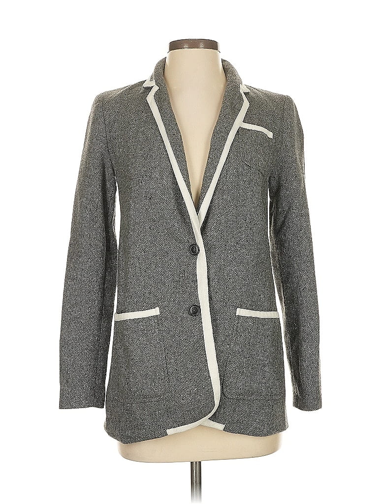Pre-owned Banana Republic Blazer Jacket In Gray
